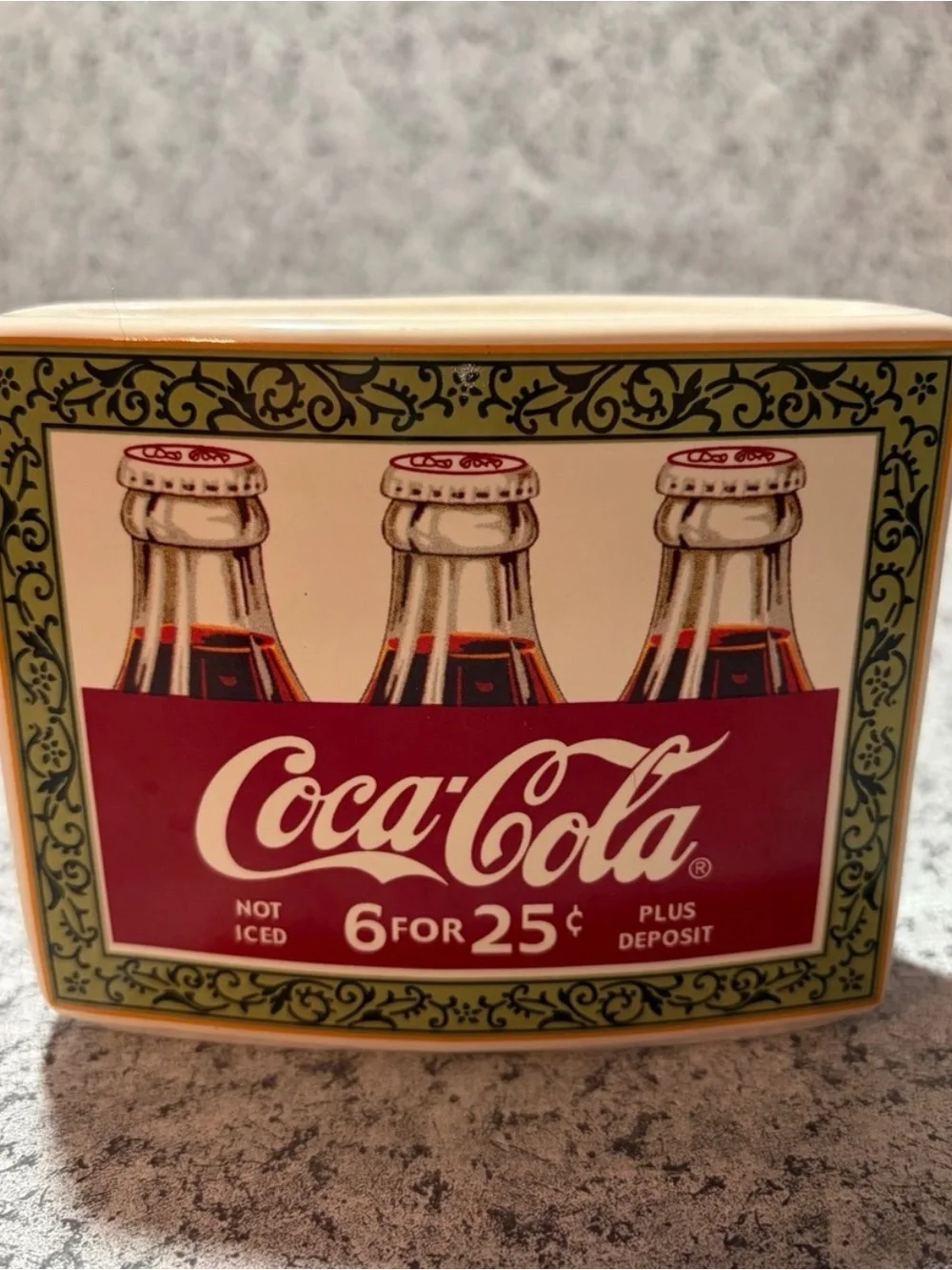 Vintage Coca-Cola Ceramic Toothbrush Holder | 